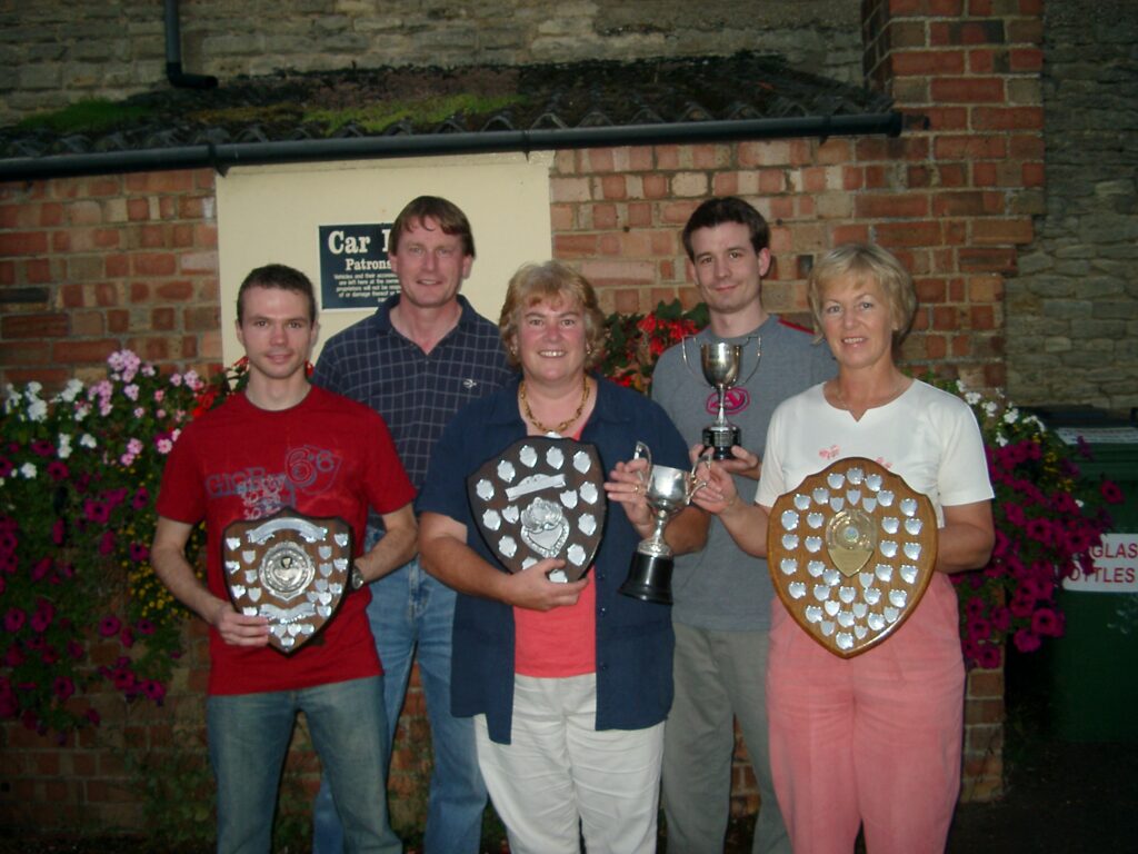 2005-2006 Season Rushden and District Badminton League Champions.